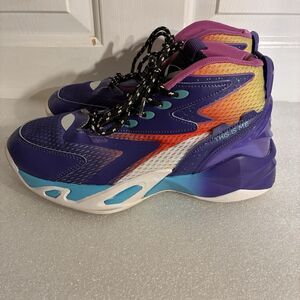 Vitike Women's Multi Colored  "This is Me" high Top basketball sneakers Size 6.5